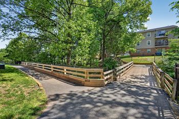 Scenic jogging trail